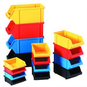 ESD plastic shelf bins colorful 